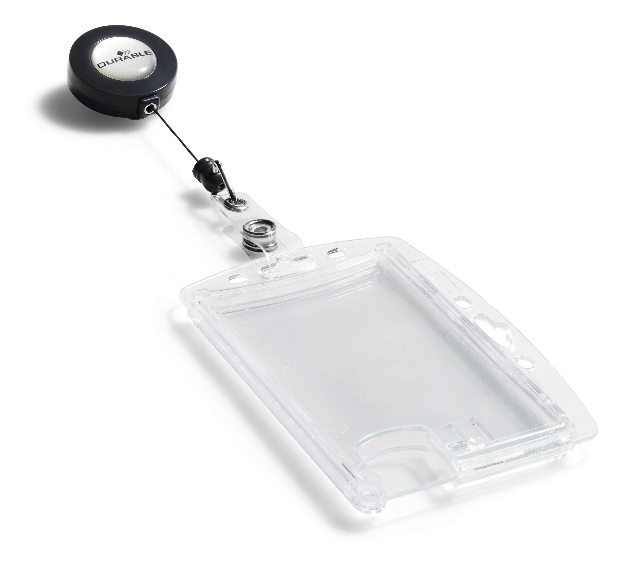 8224-19 Durable Transparent Polystyrene Name Badge