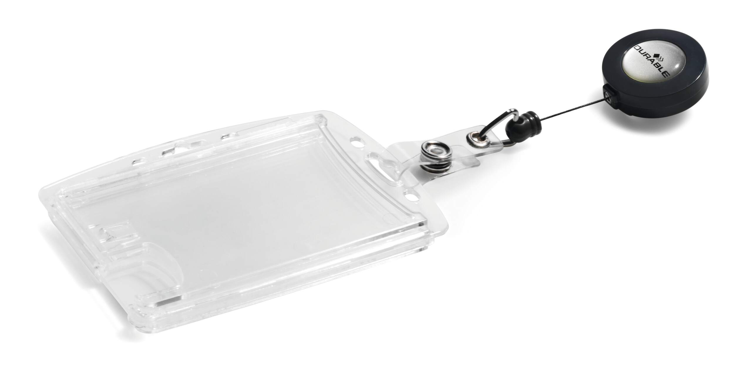 8224-19 Durable Transparent Polystyrene Name Badge
