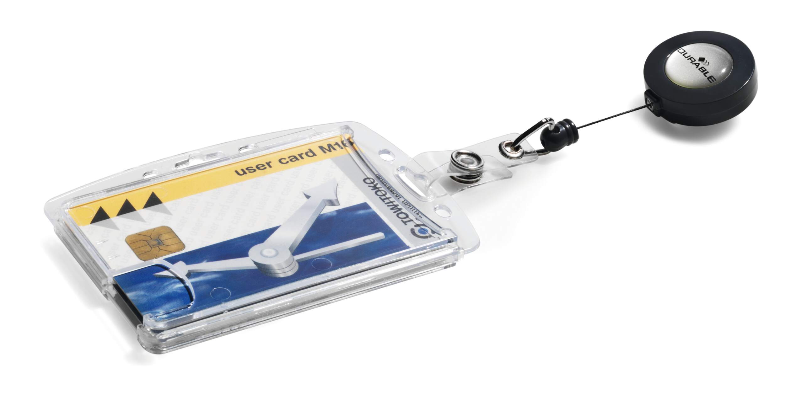 8224-19 Durable Transparent Polystyrene Name Badge