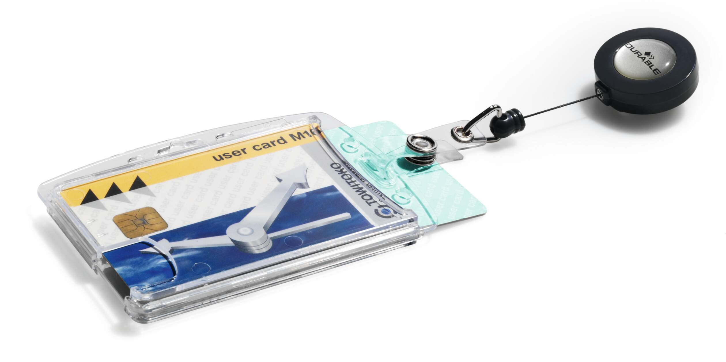 8224-19 Durable Transparent Polystyrene Name Badge