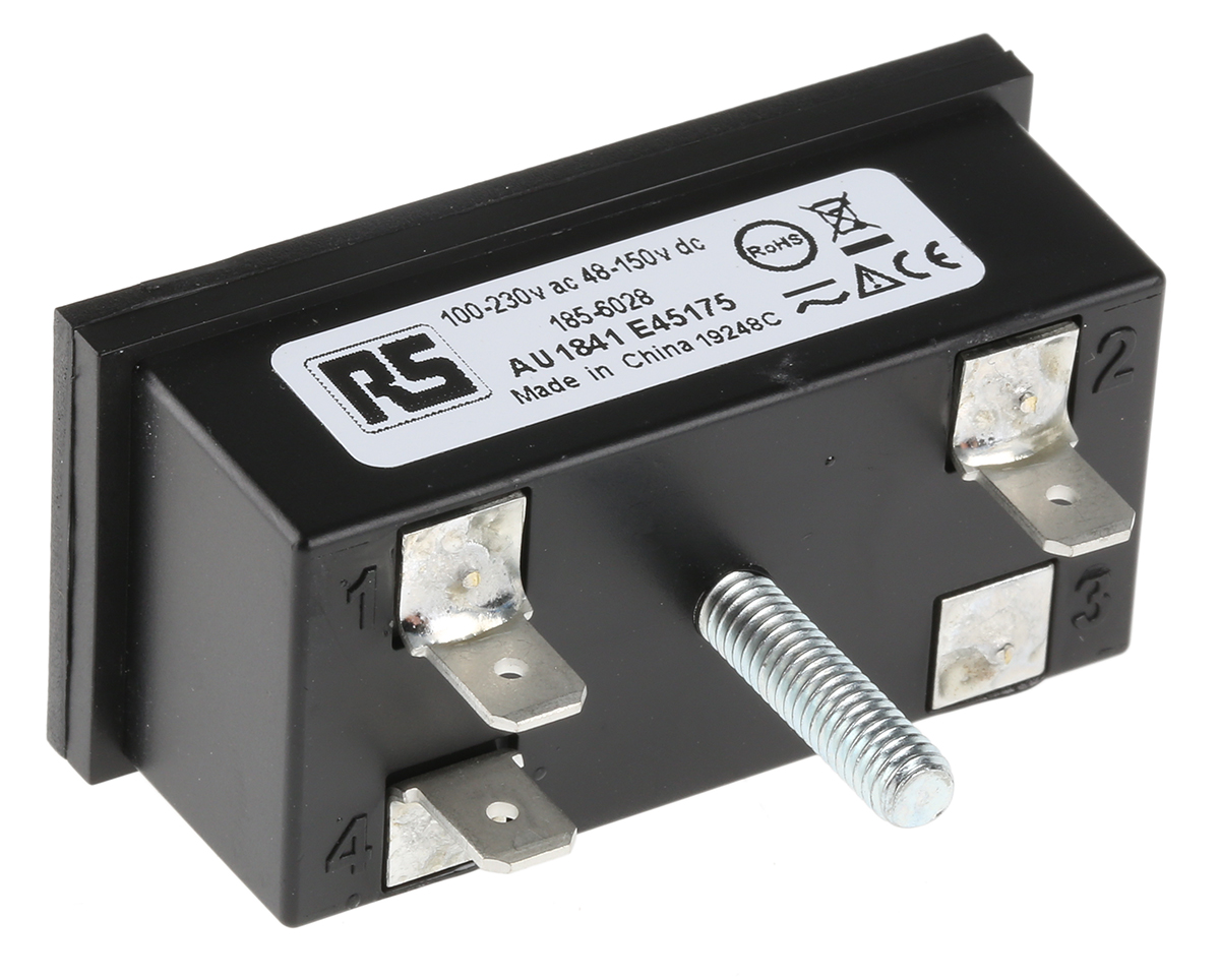 185-6028 Curtis Hour Meter, 6 Digit LCD, 100 → 230 V ac, 48 → 150 V dc