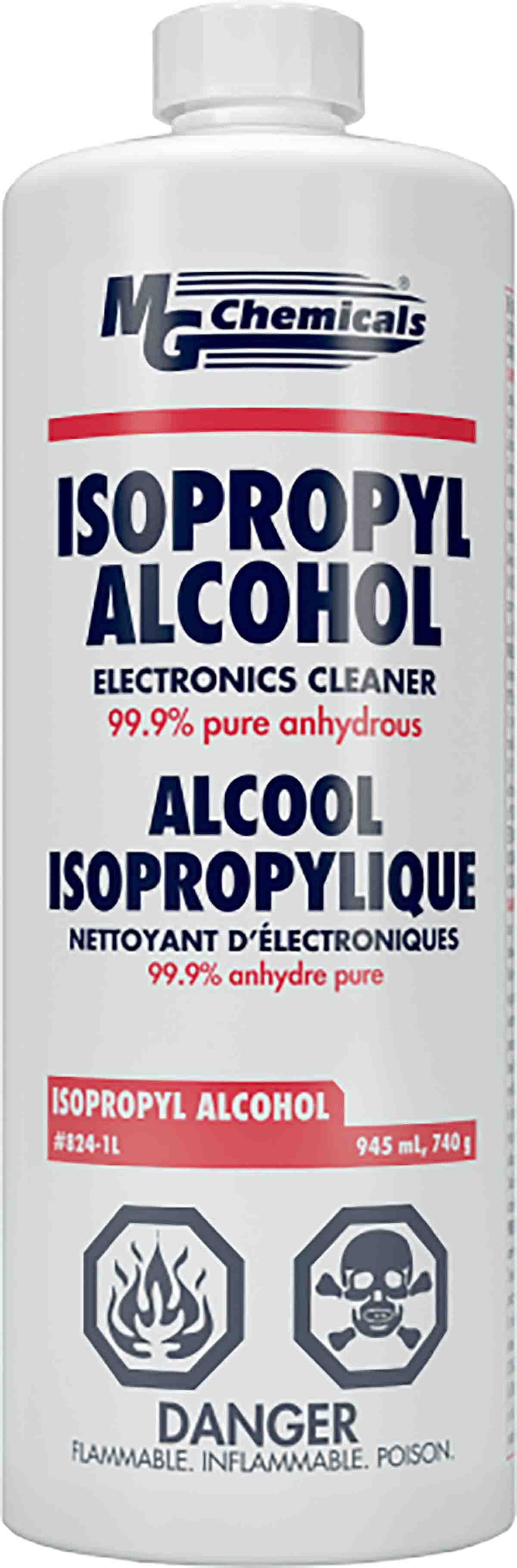 MG Chemicals General Purpose Electronic Cleaning Solvent 945 ml Bottle
