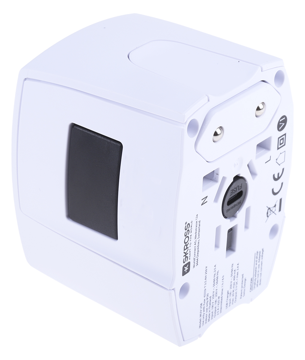 824-6071 SKROSS Travel Adapter Australia, China, Europe, India, Israel, Japan, South Africa, USA Australia, China, Japan, USA,