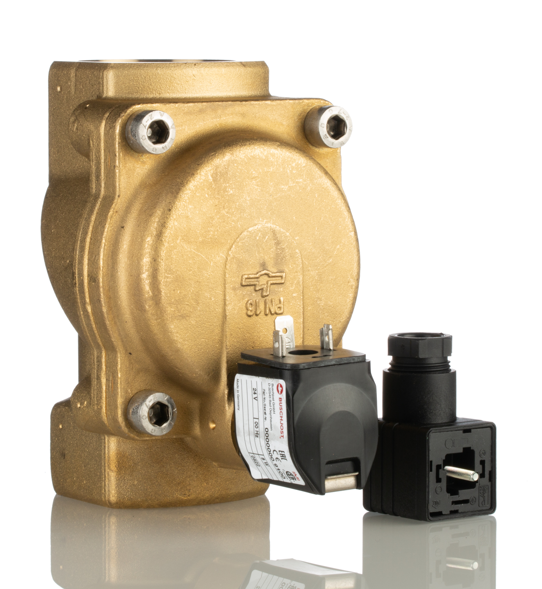 Buschjost Solenoid Valve 8240600.9101.02400, 2 Port, NC, 24V dc G1-1/2