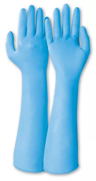 Honeywell Safety SivoChem Blue Nitrile Work Gloves, Size 10