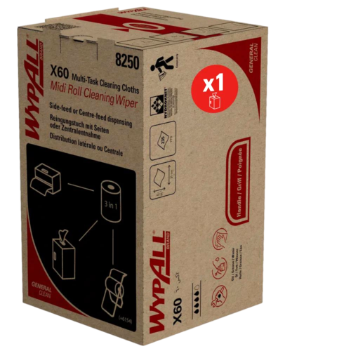 WYPALL WYPALL Blue Wipe for Cleaning, Carton of 235 Per Pack, 31 cm x 31 cm, Repeat Use