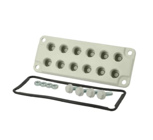 Fibox Structural System Cable Management 62mm Internal Width 193mm Internal Height, 216mm L