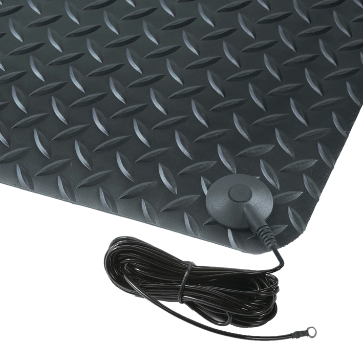 Notrax Diamond Stat Polyvinyl Chloride Anti-Fatigue Mat 300cm x 91 cm x 14 mm