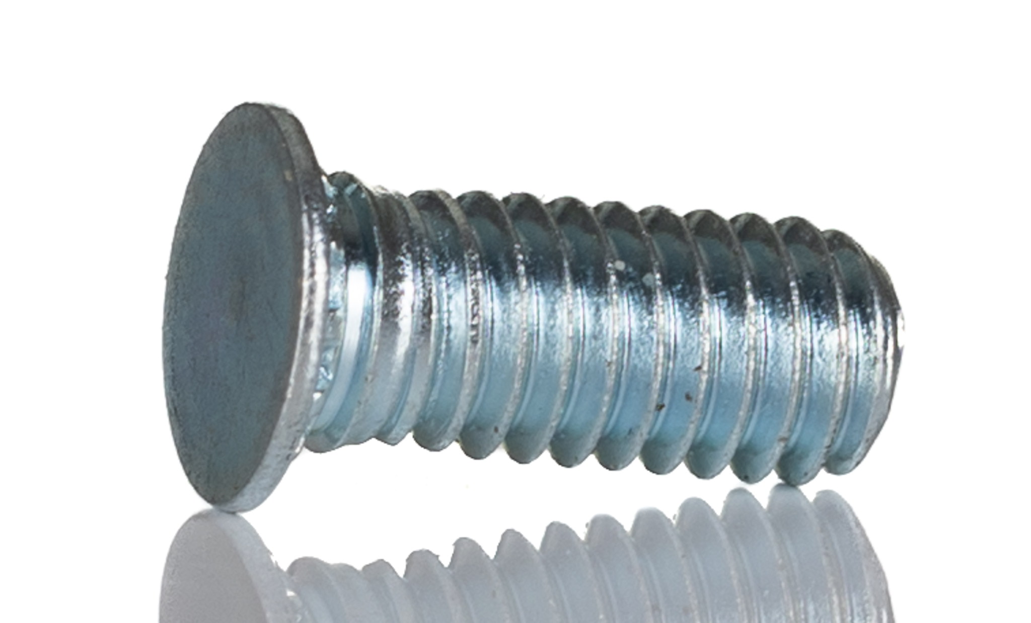RS PRO Steel Passivated Zinc Plated Self-Clinching Stud, length-10 mm