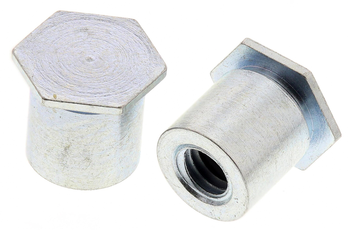 RS PRO Stainless Steel Zinc Plated Self-Clinching Standoff