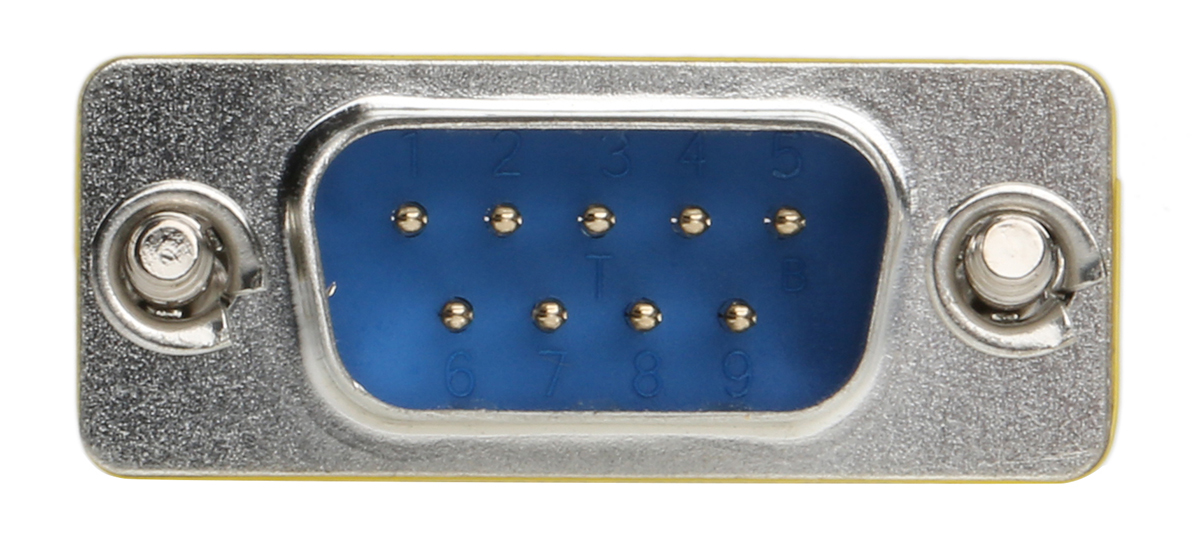828-274 RS PRO D-Sub Adapter 9-Way D-Sub to Male Male 9-Way D-Sub Female Female