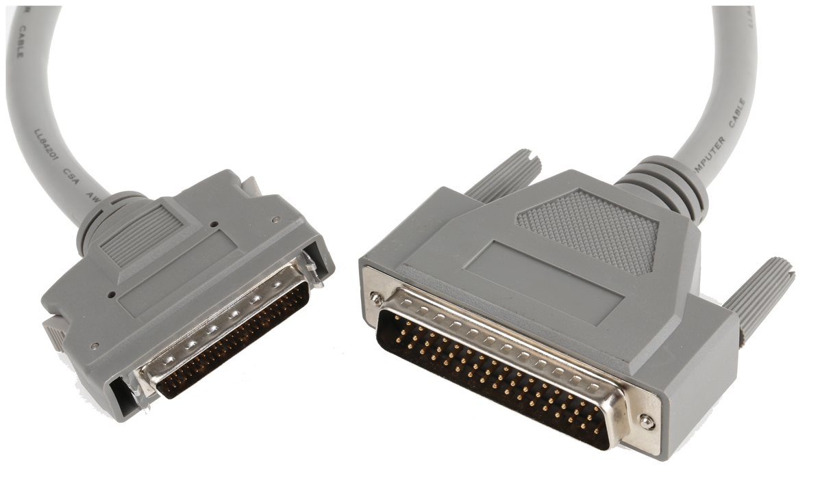 RS PRO Male SCSI Ii to SCSI Cable 500 mm