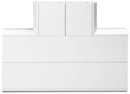 Schneider Electric Cable Trunking Flat Tee uPVC T Junction Cableline 210 x 52mm
