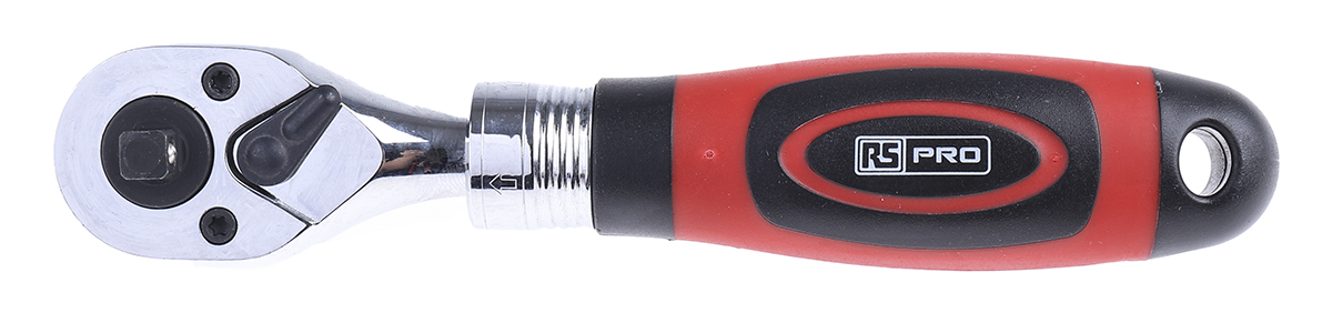 RS PRO 3/8 in Ratchet with Ratchet Handle, 225mm Overall