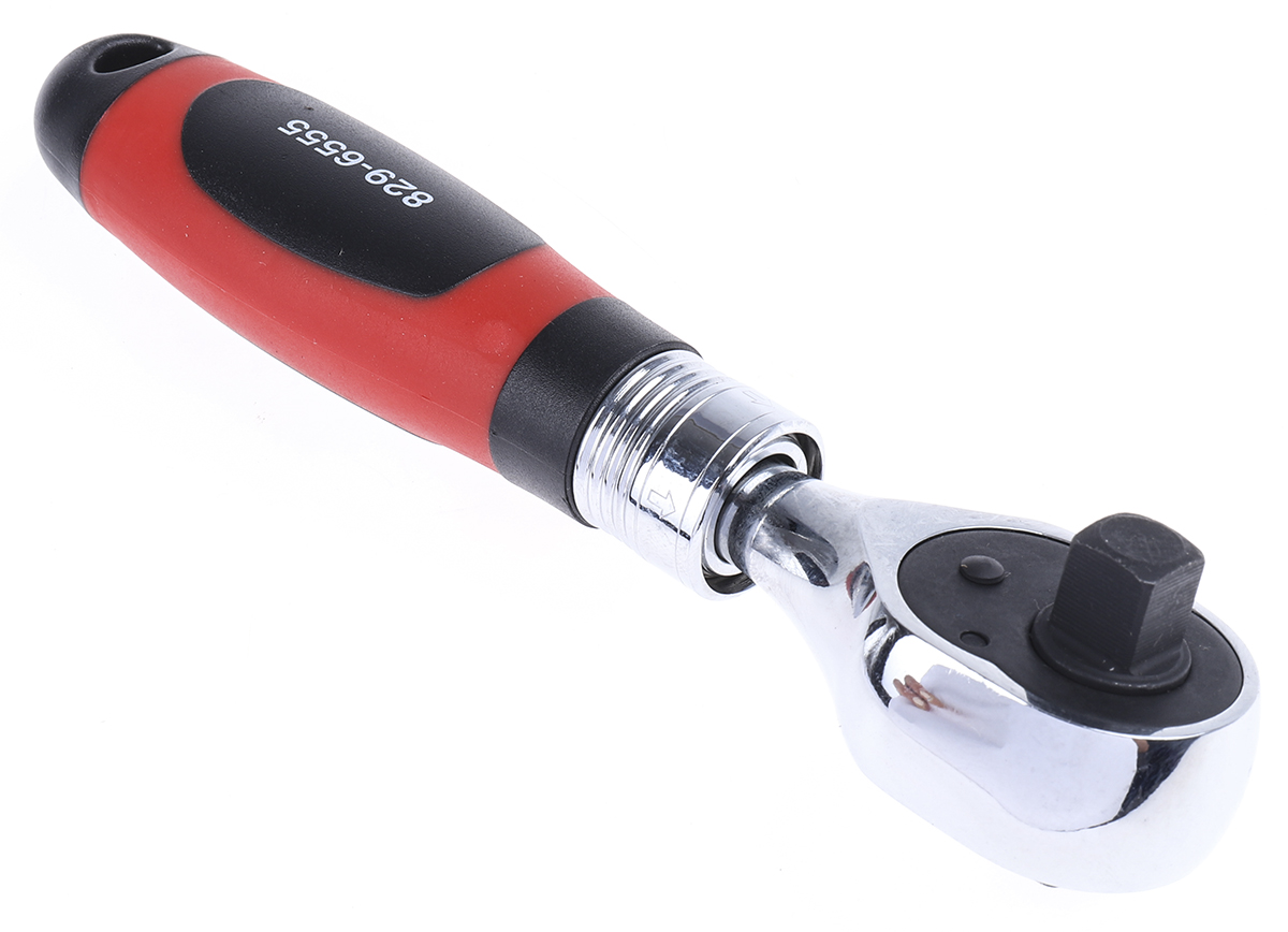 829-6555 RS PRO 3/8 in Ratchet with Ratchet Handle, 225mm Overall