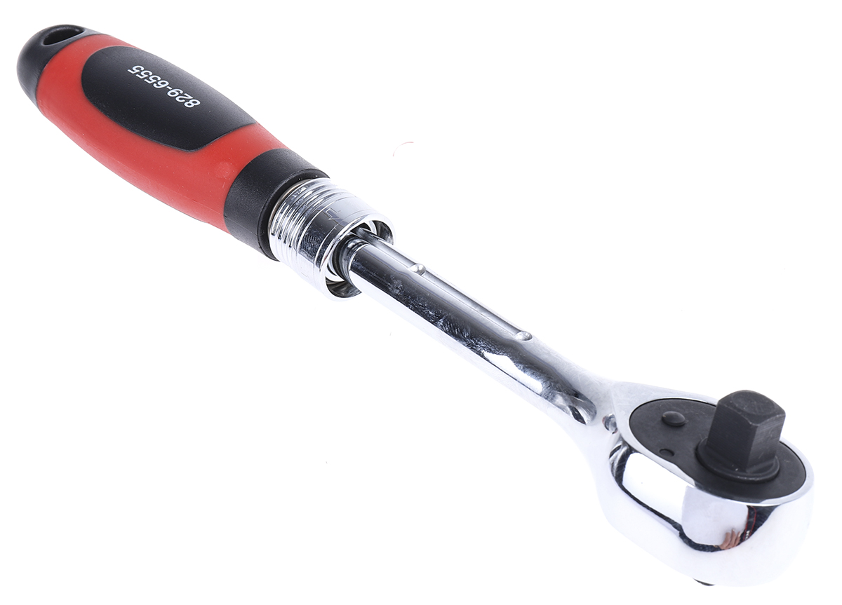 829-6555 RS PRO 3/8 in Ratchet with Ratchet Handle, 225mm Overall