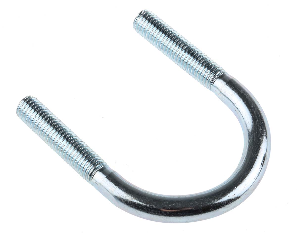 829-952 RS PRO 51 mm Bright Zinc 40 mm Steel U-Bolt