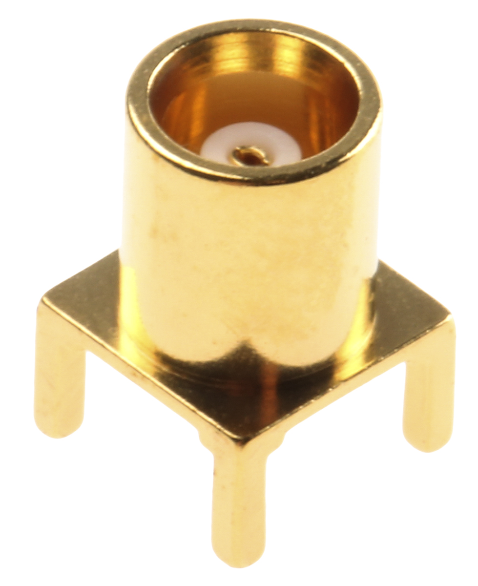 TE Connectivity Through Hole MCX, 50 Ω, Straight Body