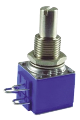 Bourns 82 500 kΩ Rotary Potentiometer 1-Turns 1-Gang Panel Mount, 82A1D-A24-BA0/186L