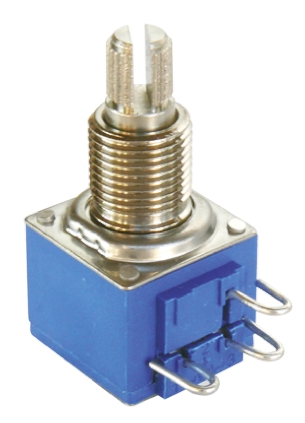Bourns 82 250 kΩ Rotary Potentiometer 1-Turns 1-Gang Panel Mount, 82A1D-Z28-BA0/255L