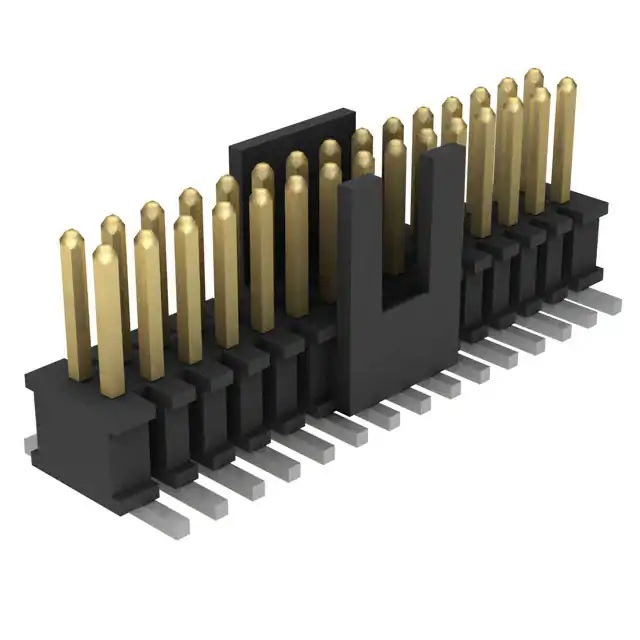 Samtec FTSH Series Horizontal Through Hole PCB Header, 30 Contact(s), 1.27 mm Pitch, 2 Row, Unshrouded