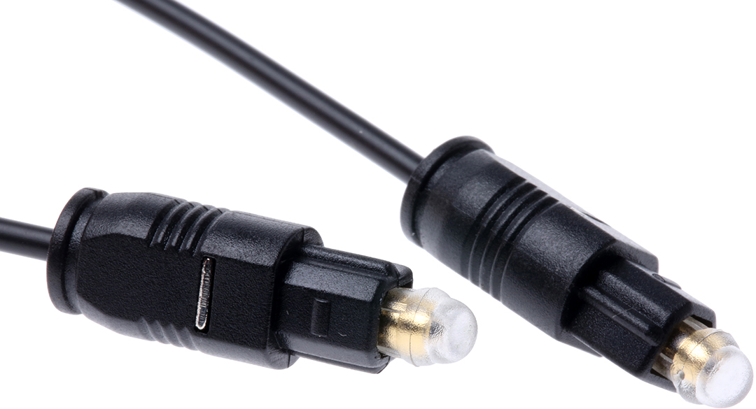 RS PRO Toslink Connector to Optical Audio Cable, 2.5 m