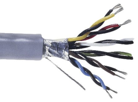 Belden 8306 Series Data Cable, 6 Pairs, 0.33 mm², 30 m, Silver Sheath Polyvinyl Chloride