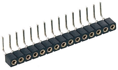 5 Way Preci-Dip Right Angle Through Hole 2 mm Pitch SIL Socket 100 V ac, 150V dc, Solder, 3A