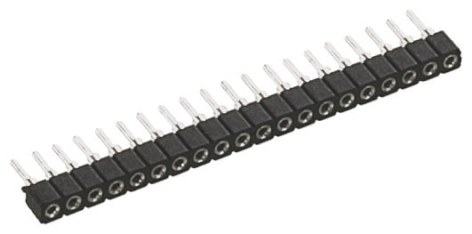 11 Way Preci-Dip Straight Through Hole 2 mm Pitch SIL Socket 100 V ac, 150V dc, Solder, 3A