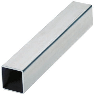 Rose+Krieger Silver Aluminium Square Tube 2000 mm Length,  10 x 10 mm  Square