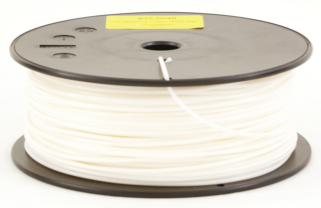 832-0548 RS PRO 1.75 mm Natural FLEX 45 3D Printer Filament, 300 g