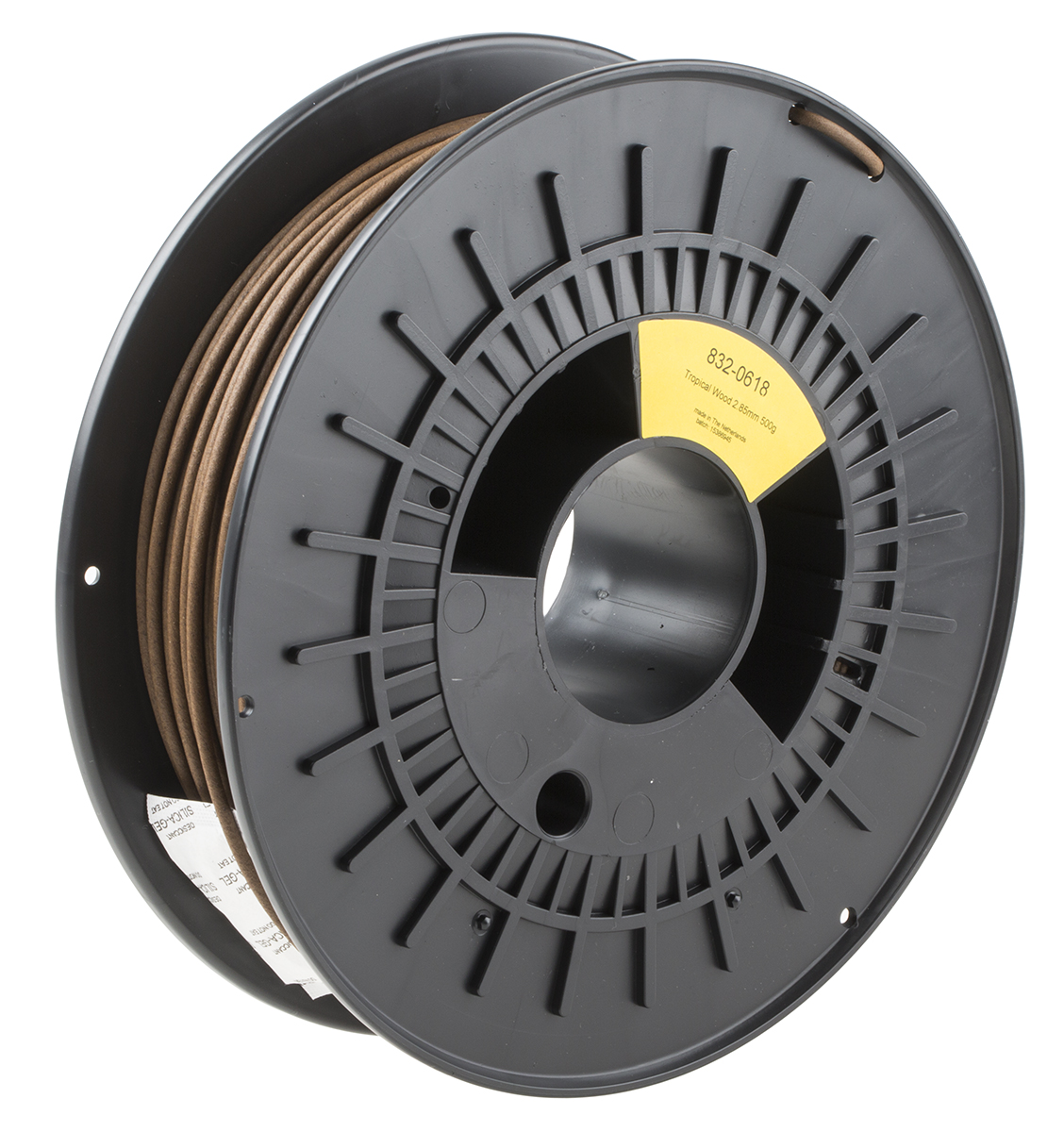 RS PRO 2.85 mm Wood Wood 3D Printer Filament, 500 g