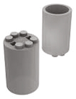 Keystone 5 mm Diameter LED Holder for use with 5 mm (T-1 3/4) LED