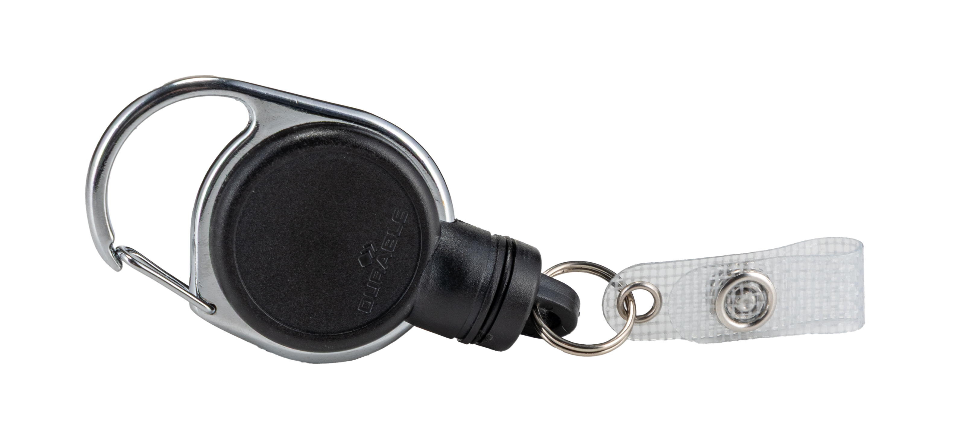 Durable Black Metal Badge Reel Magnet Lock