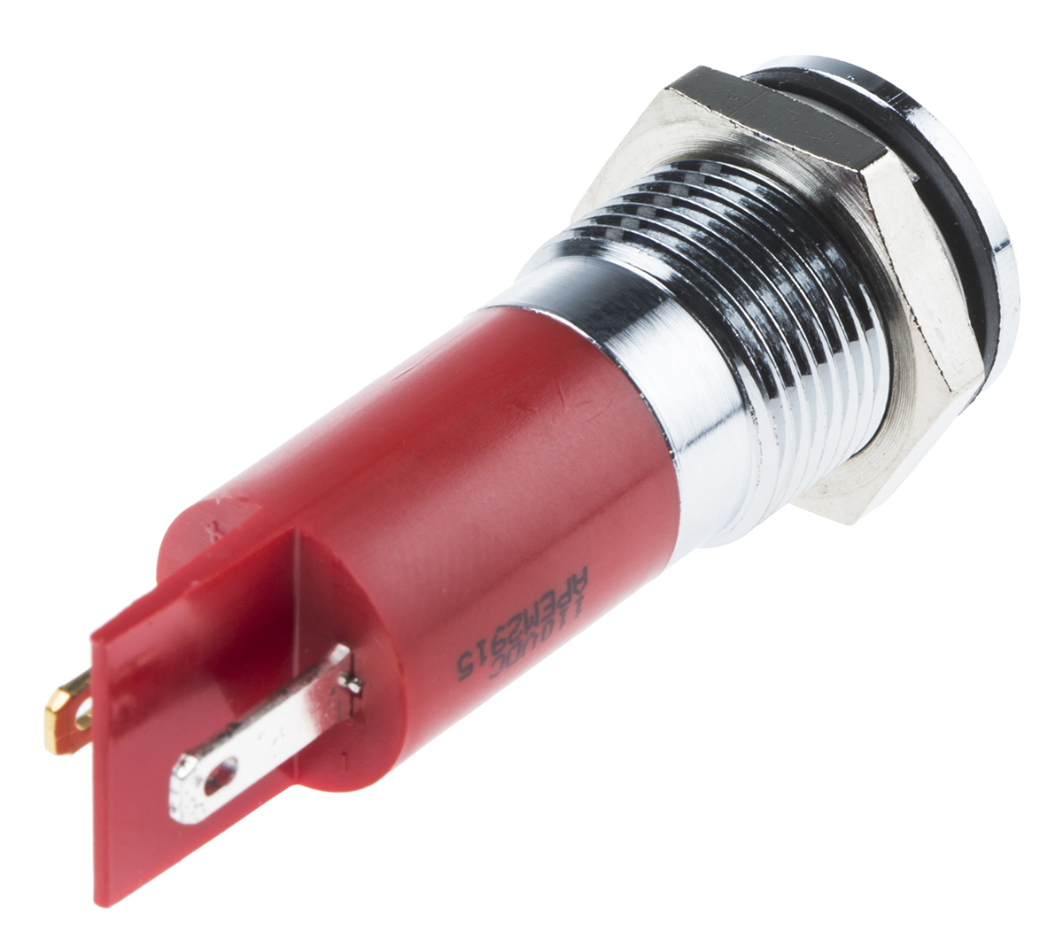 833-2894 RS PRO Red Panel Mount Indicator, 110V dc, IP67