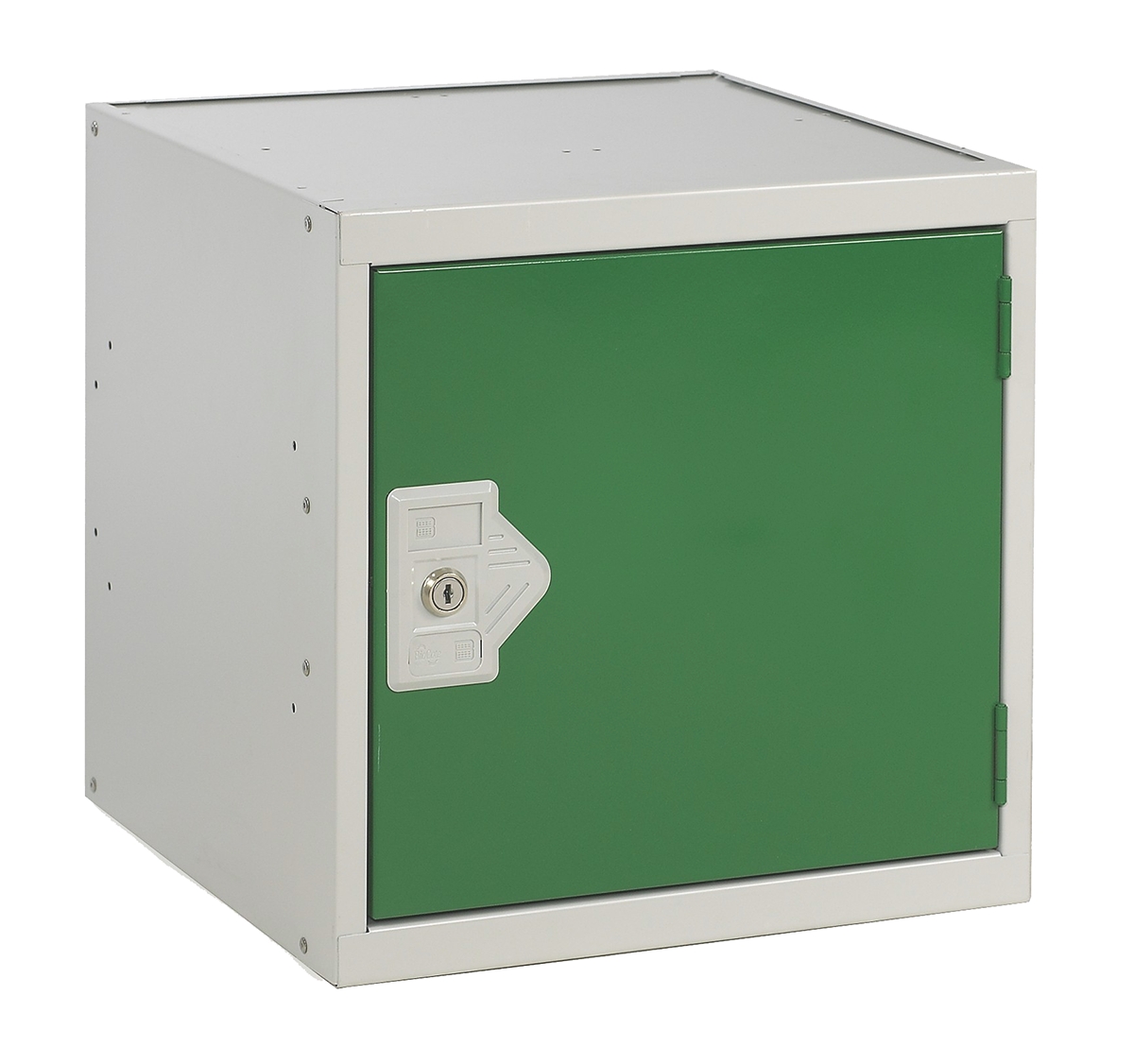 RS PRO 1 Door Steel Green Storage Locker, 450 mm x 450 mm x 450 mm