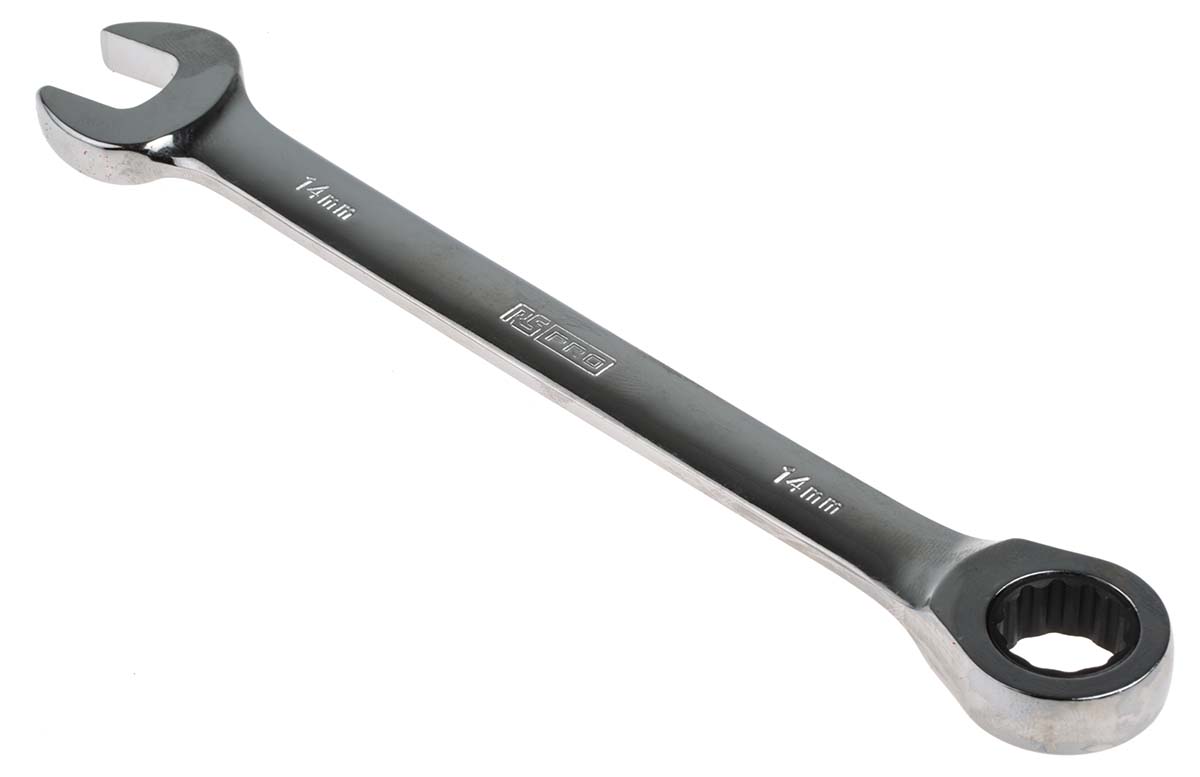 833-5925 RS PRO 12-Piece Spanner Set, 8 To 19 mm, Steel