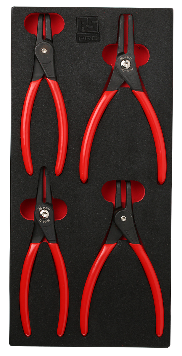 RS PRO 4-Piece Plier Plier Set