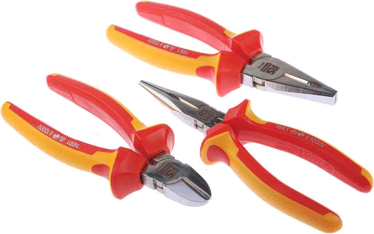833-5931 RS PRO 3-Piece Plier Plier Set
