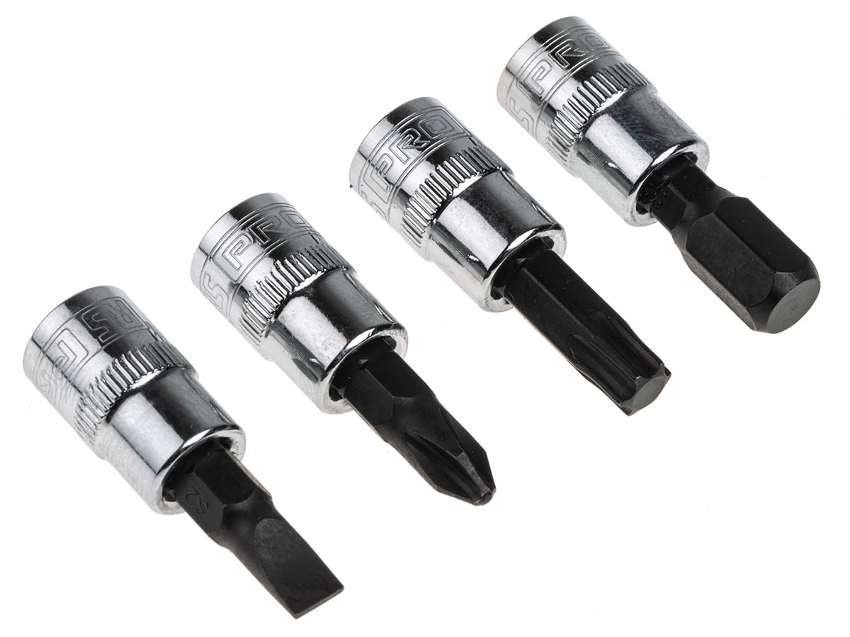 833-5935 RS PRO 52-Piece 1/4 in Torx Socket Set
