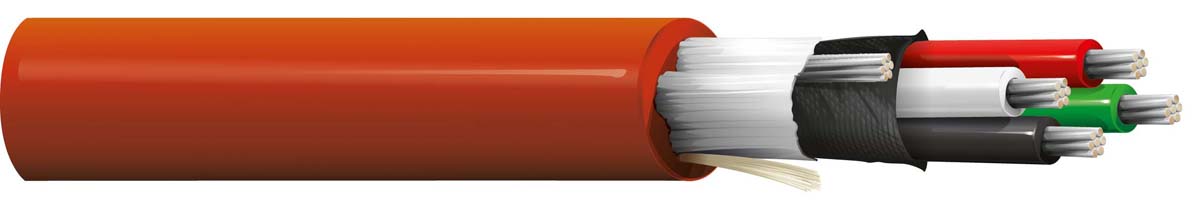 Belden 83396 Series Data Cable, 30 m, Red Sheath Silicone