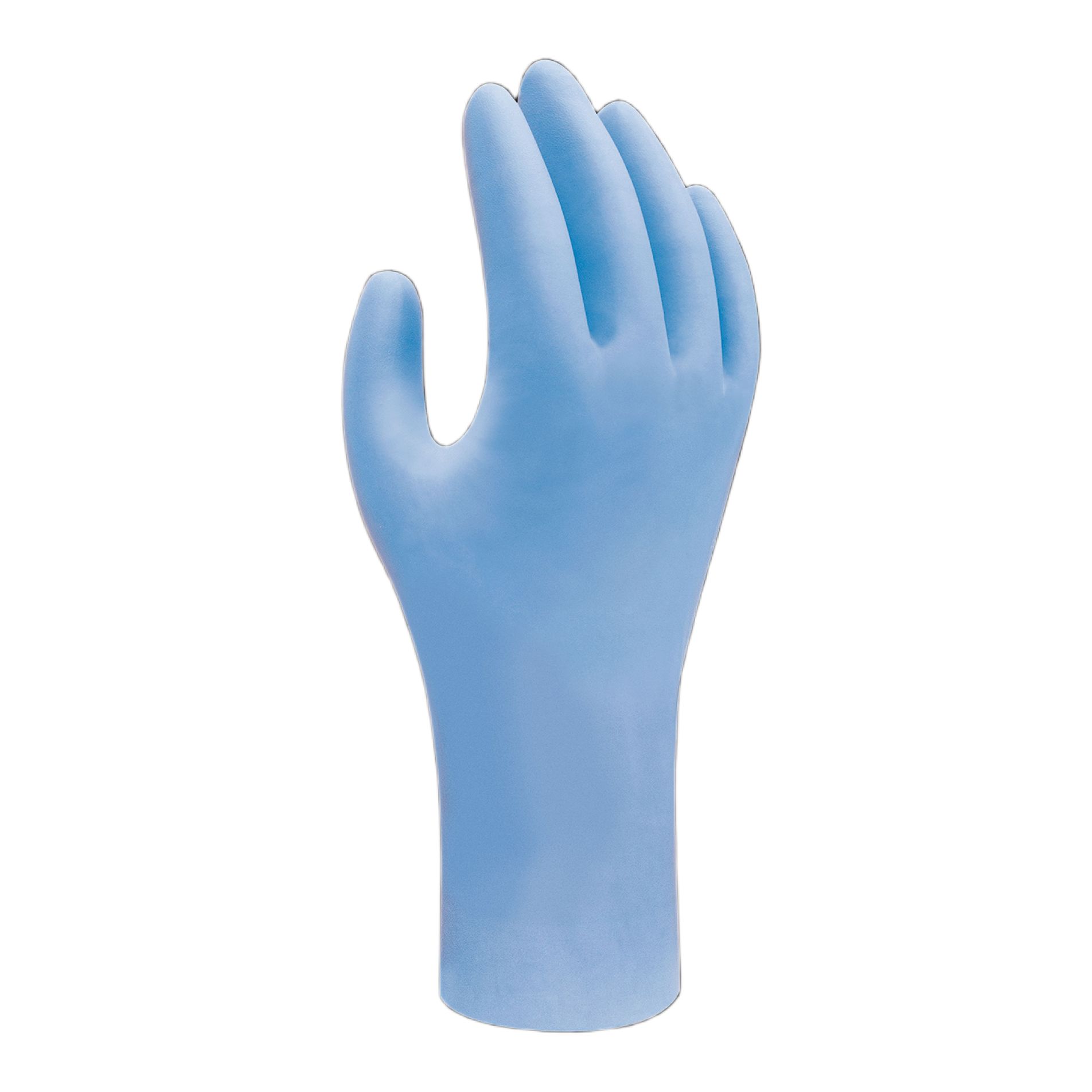 sho7500 Showa Showa Blue Nitrile Anti-Static Work Gloves, Size XS, Uncoated Coating