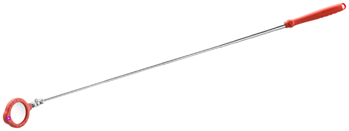 Facom Inspection Mirror Probe, 33 mm mirror dia. Adjustable Illuminated Telescopic