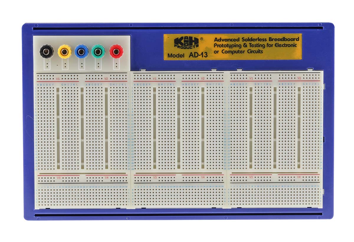 RS PRO Breadboard Prototyping Solderless Breadboard 24 mm 168mm 266 mm