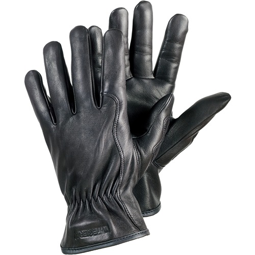 Tegera TEGERA Black Leather Work Gloves, Size 7