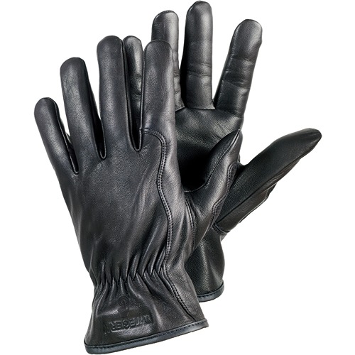 Tegera TEGERA Black Leather Work Gloves, Size 7