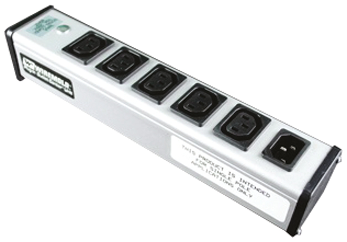 Wiremold IEC C13 5 Gang Socket Bar, 11ft Cable, 10A, 250V