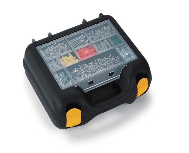 838-6529 RS PRO Plastic Tool Box 340 mm 387 mm 130mm