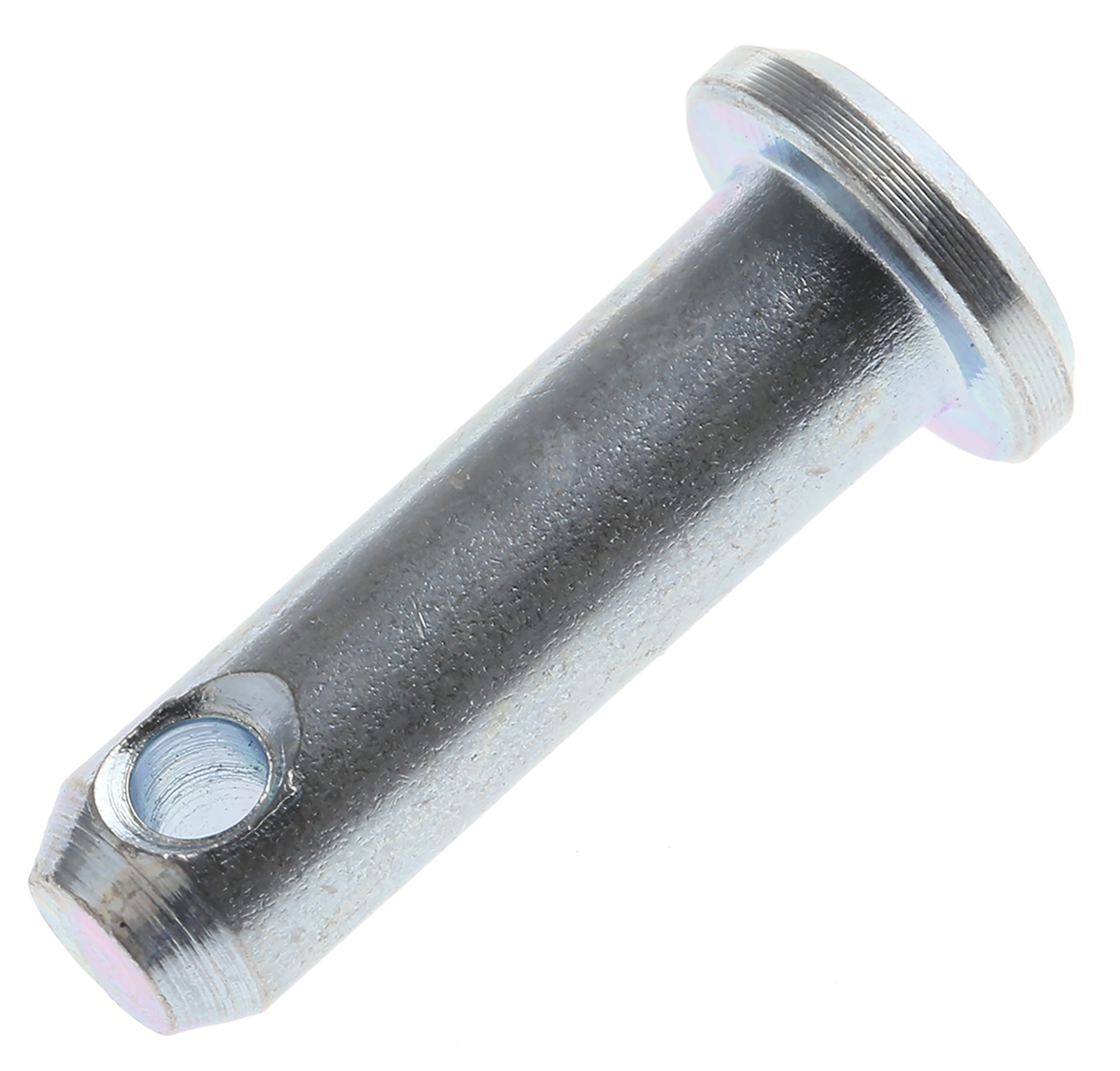 RS PRO 15.87 mm Bright Zinc Stainless Steel Clevis Pin, 4.76 mm Diameter