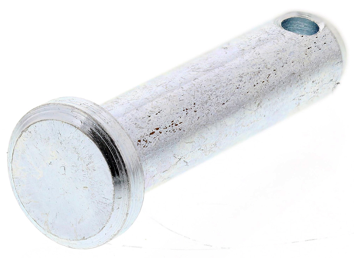 RS PRO 25.4 mm Bright Zinc Stainless Steel Clevis Pin, 19.05 mm Diameter